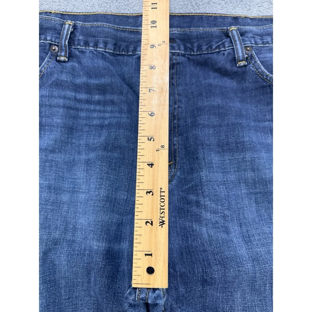 Levis 569 Jeans Men 40x32 Blue Loose Baggy Straight Whisker Distress Denim‎